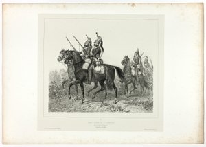 11. Dragoner Vorhut, aus Souvenirs d’Italie: Expédition de Rome
