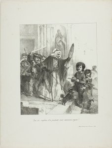 Kinder heutzutage sind ein schlechter Haufen! von Denis Auguste Marie Raffet