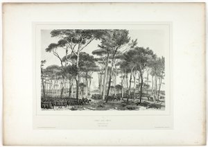 Kampf in Pamfili, aus Souvenirs d’Italie: Expédition de Rome