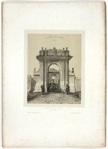 Betreten der Villa Santucci, aus Souvenirs d’Italie: Expedition nach Rom