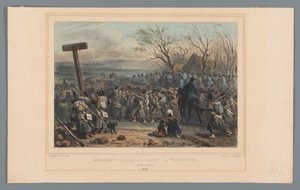 Französische Armee rückt vor, 1832