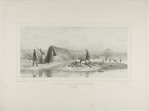 Wachposten für die ungarischen Militärkolonien, linkes Ufer der Donau, 7. Juli 1837