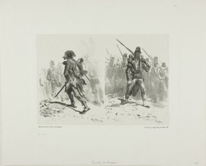 Blatt mit Skizzen von Denis Auguste Marie Raffet
