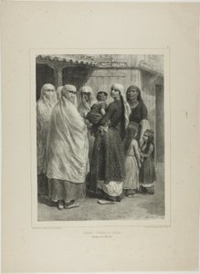 Tartarinnen in Baidar, Krim, 26. August 1837 von Denis Auguste Marie Raffet