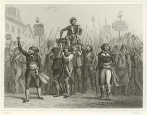 Der Triumph von Marat von Denis Auguste Marie Raffet