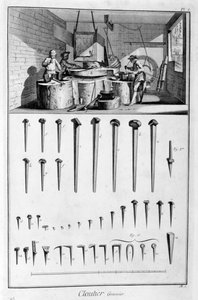 Nagelschmied, 1751-1777