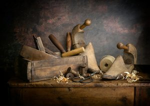 Vintage-Schusterwerkzeuge