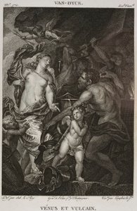 Venus und Vulkan, nach Antoine van Dyck von Denis Sebastien Leroy