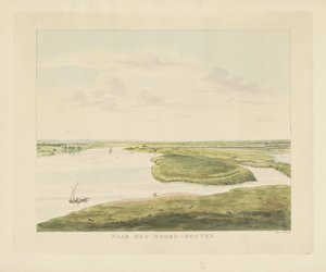 Ansicht der Waal nordöstlich von Nijmegen