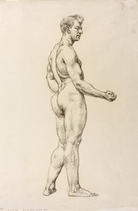 Studie einer männlichen Figur, ca. 1906-07