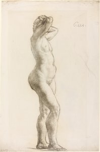 Studie einer weiblichen Figur, um 1906-07 von Derwent Lees