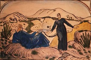 Frauen in La Ciotat von Derwent Lees