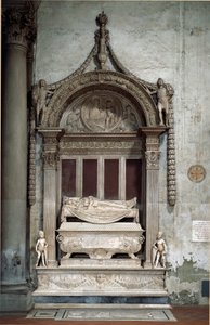 Grab von Carlo Marsuppini, Kanzler der Florentinischen Republik