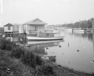 Entlang des Bayou Saint John, New Orleans, 1910 von Detroit Publishing Co.