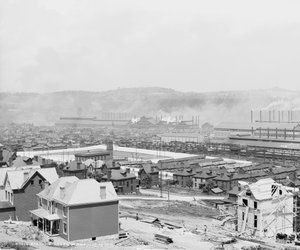 Carnegie Stahlwerk, Homestead, Pennsylvania, ca. 1905