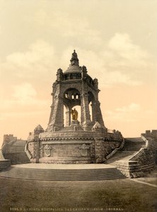 Kaiser-Wilhelm-Denkmal, Westfalen, Deutschland, ca. 1900