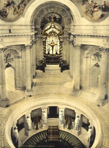 Napoleons Grab, Les Invalides, Paris, Frankreich, ca. 1900