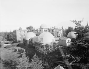 Observatorium, Harvard College, ca. 1900 (s/w Foto)