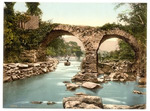 Old Weir Bridge, Killarney, County Kerry, Irland, ca. 1890-1900 von Detroit Publishing Co.