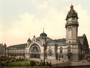 Bahnhof, Köln, Deutschland, ca. 1900