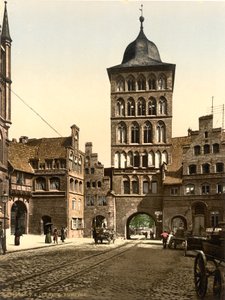 Turmbogen, Lübeck, Deutschland, ca. 1900