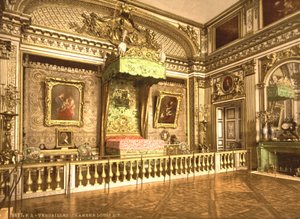 Schlafzimmer von Ludwig XIV., Versailles, um 1890-1900
