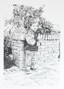 Dieguito mit Jacke von Diego Beyro