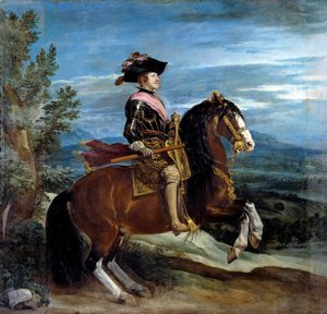 Reiterporträt von König Philipp IV. (1605-1665)