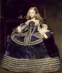 Infantin Margarita Teresa in einem blauen Kleid von Diego Velázquez