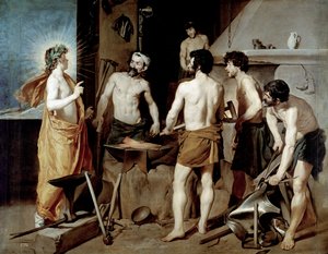 La Roa di Vulcano von Diego Rodriguez de Silva y Velazquez
