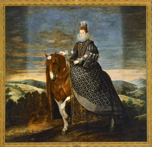 Margarete von Österreich von Diego Rodriguez de Silva y Velazquez