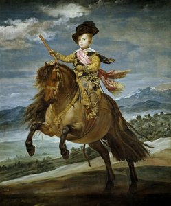 Reiterporträt von Prinz Balthasar Carlos von Diego Velázquez