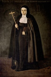 Porträt von Mutter Jeronima de la Fuente von Diego Rodriguez de Silva y Velazquez