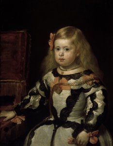 Porträt der Infantin Margherita im Alter von 4 Jahren von Diego Rodriguez de Silva y Velazquez