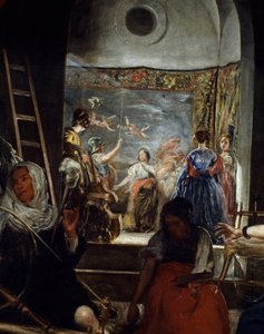 Die Spinnerinnen oder die Arachne (Detail) von Diego Velázquez