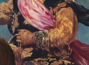 Detail von Prinz Balthasar Carlos zu Pferd, ca. 1635-36 (Detail)