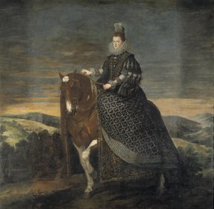 Reiterporträt von Margarita von Österreich