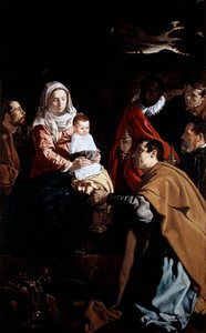 Die Anbetung der Könige, 1619 von Diego Velázquez