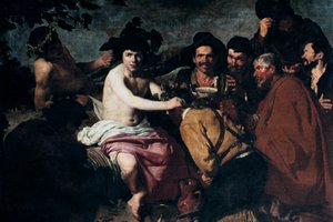 Der Triumph des Bacchus oder Die Betrunkenen, 17. Jahrhundert von Diego Velázquez