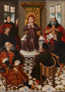 Jesus unter den Doktoren von Diego de la Cruz