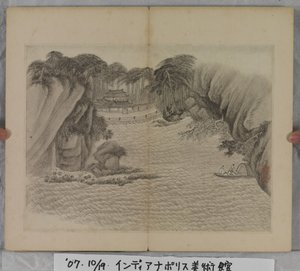 Album mit Landschaftsgemälden