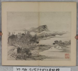 Album mit Landschaftsgemälden