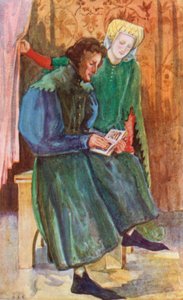 Ein Mann und eine Frau aus der Zeit von Heinrich IV. 1399-1413 von Dion Clayton Calthrop