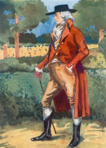 Ein Mann aus der Zeit von George III 1760-1820