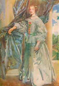 Eine Frau aus der Zeit von Charles I, 1907