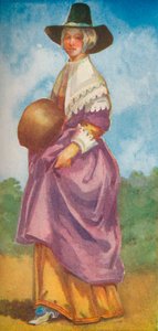 Eine Frau aus der Zeit Cromwells, 1907 von Dion Clayton Calthrop
