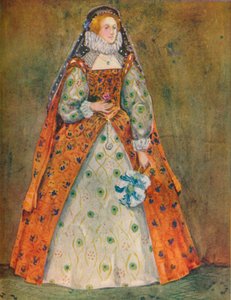 Eine Frau aus der Zeit von Elisabeth, 1907 von Dion Clayton Calthrop