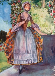 Eine Frau aus der Zeit von George II, 1727-1760 von Dion Clayton Calthrop