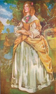 Eine Frau aus der Zeit von James II, 1907 von Dion Clayton Calthrop