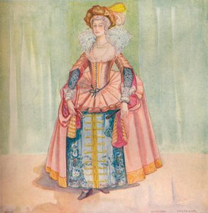 Eine Frau aus der Zeit von James I, 1907 von Dion Clayton Calthrop